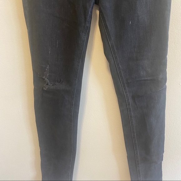 COPY - RAG & BONE Black Distressed Denim Jeans Sz 27 - Picture 3 of 9